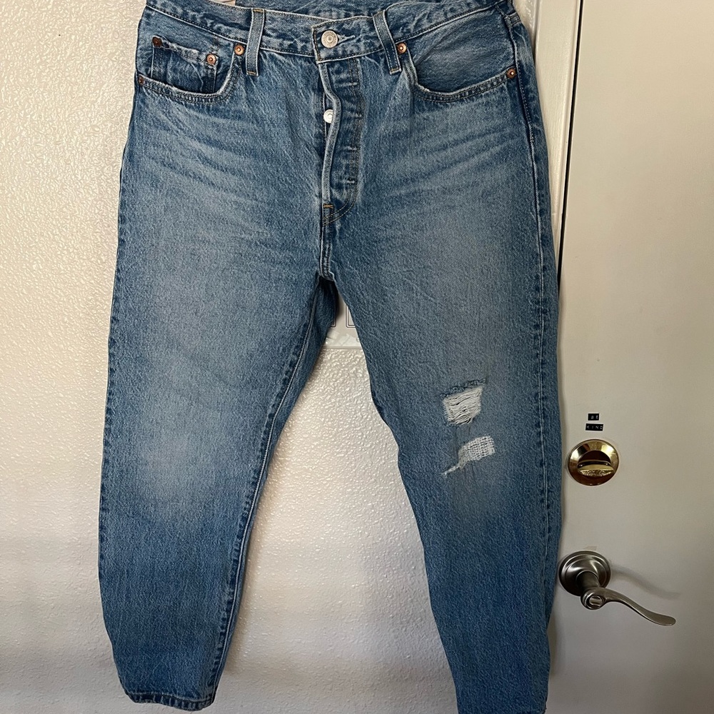 Women’s Levi’s Jeans, 501 Jeans, Straight Leg, never worn